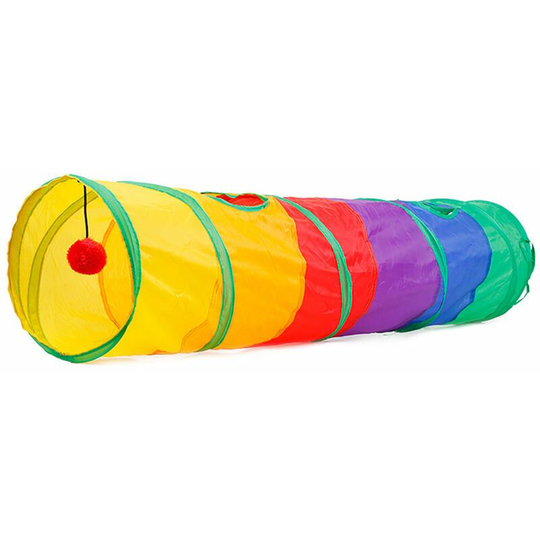 Foldable Cat Tunnel Cat Toy, Hidden Toy for Cat Interactive Play