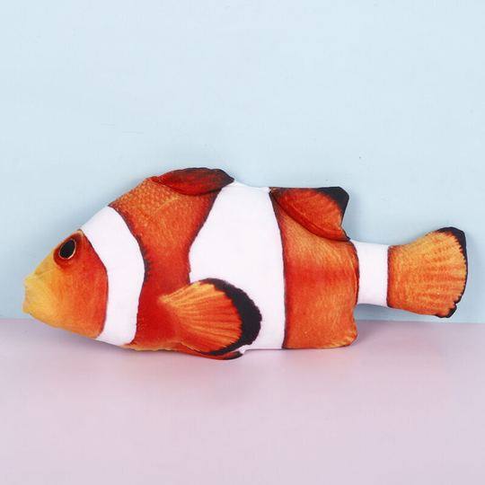 Toy Fish for Cat, Cat Toy Fish Whole, Electric Toy Fish With Catary, Cat Plush Plush Plush For Indoor Cats, usb Loading, Washable, To Bite, Chew