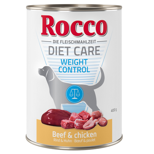 Rocco Diet Care Weight Control - Beef & Chicken - 6 x 400g