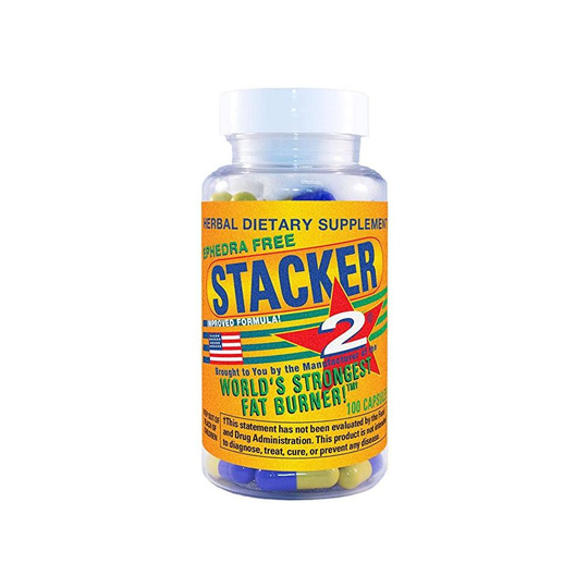 (100 caps) Stacker 2 Ephedra Free - 100 caps