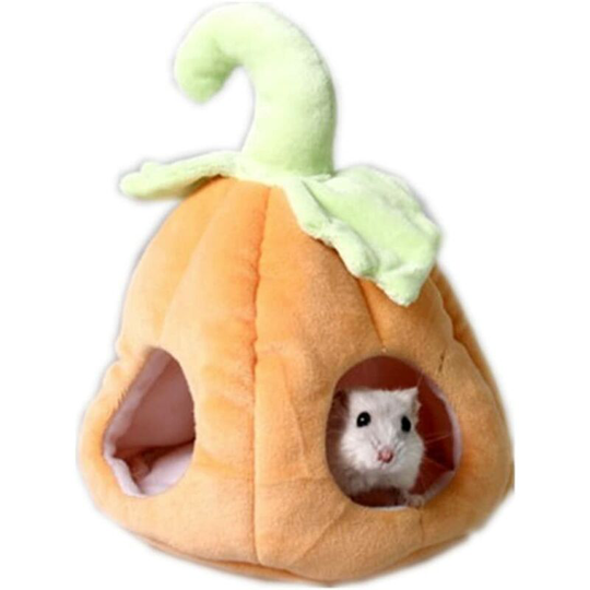 Pet House Bed, Small Pets Hamster Hanging Bed House Hammock Cute Warm Fleece Bed of Guinea Pig Hedgehog Chinchilla Bed House Nest Cage Hamster Small