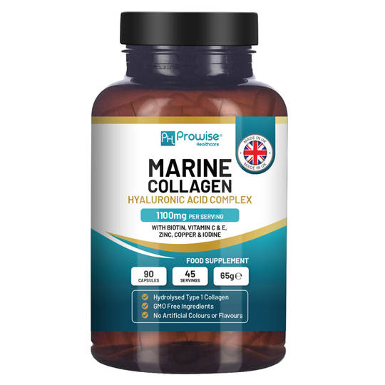Marine Collagen with Hyaluronic Acid 1100mg 90 Capsules