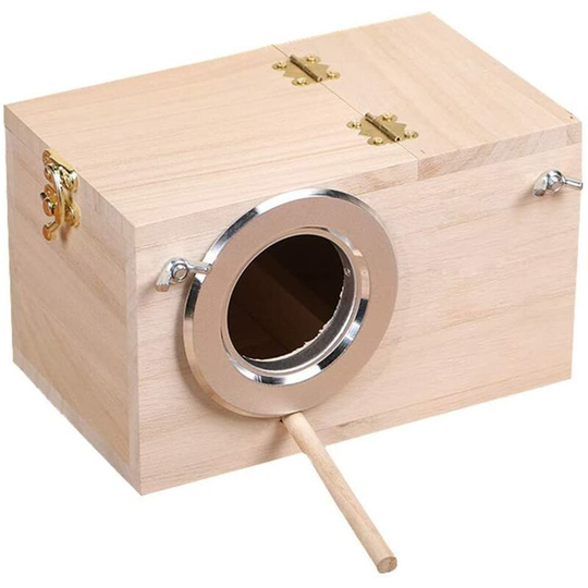 Sun Flowergb - Parrot Nesting Box, Cockatiel Breeding Cage, Bird Cage, Warm Wooden Incubator for Parakeets, Lovebirds, Cockatoo, Finches, Canary (m)