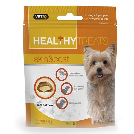 Vetiq - Healthy Skin & Coat Dog Treats (70g) (May Vary) - May Vary