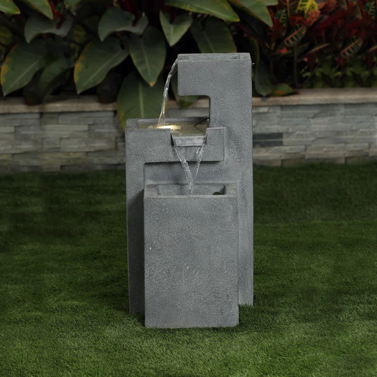 Dolceto Concrete Fountain with Light