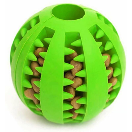 Dog Toy Ball, Bite Resistant Non Toxic for Dogs - Green - Litzee