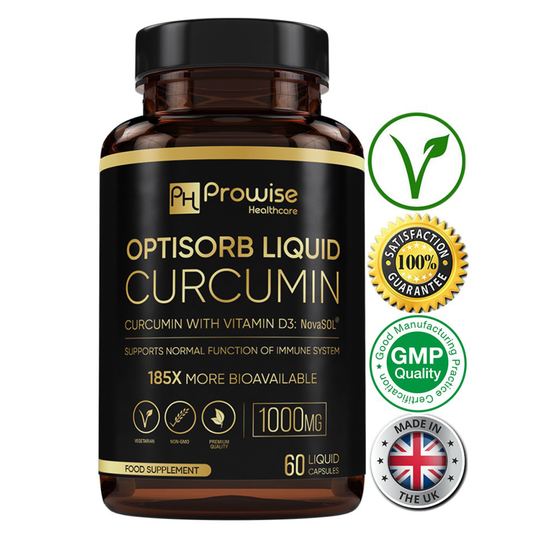 Liquid Curcumin with Vitamin D - 60 Capsules