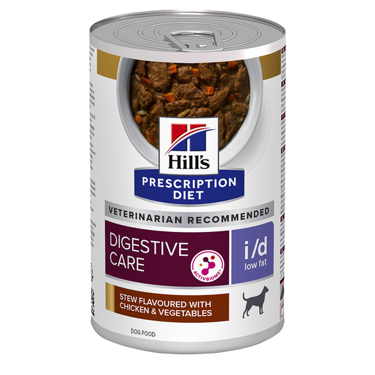 Hill's Prescription Diet Canine i/d Digestive Care Low Fat Stew - Chicken - 12 x 354g
