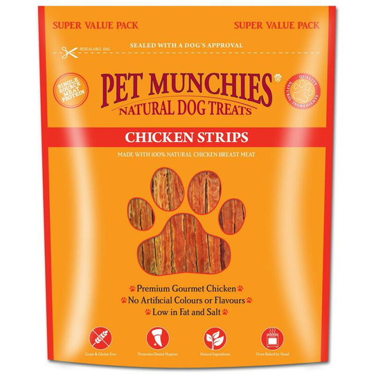 Chicken Strips Dog Treats Super Value Pack (320g) (May Vary) - May Vary - Pet Munchies