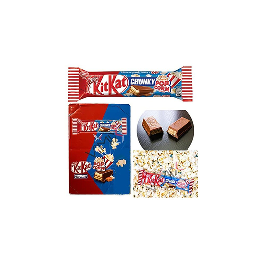 Kit Kat Chunky Salted Caramel Popcorn Milk Chocolate Bars