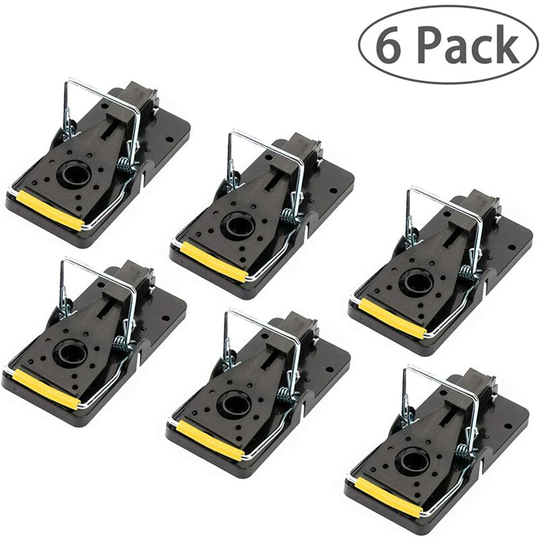 Rat Catcher Mouse Trap 6 Pack Reusable Fast Response Mouse Killer Mouse Swatter Mouse Traps for Indoor and Outdoor Use Rodent Control
