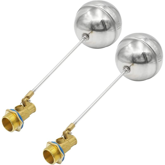 Naxunnn - DN25 brass float tap, G1 Outdoor thread water sensor spherical stainless steel for aquarium water tank