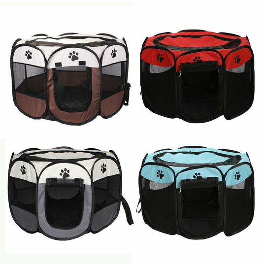 Collapsible Pet Fence Dog Enclosure and Playpen
