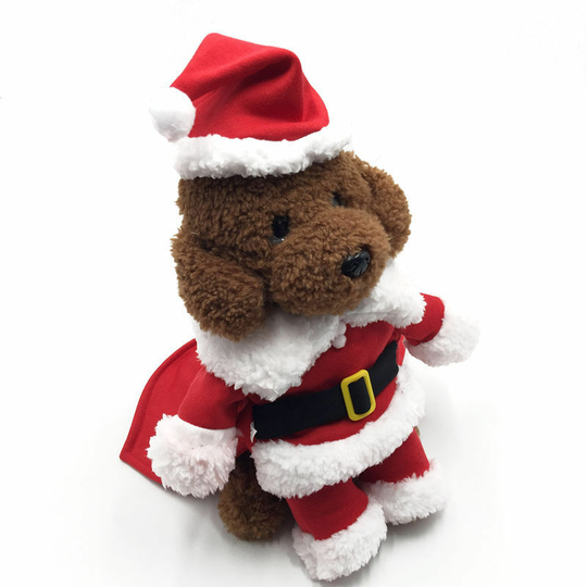 New Pet Winter Transformation Pack Three-dimensional Funny Christmas Dog Clothes Santa Claus Dog Clothes Christmas Cat Stands On Two Feet And