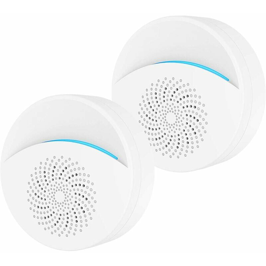 Monly - Ultrasonic Mosquito Repeller, Electronic Mosquito Repeller for Rats, Cockroaches, Flies, Ants, Spiders [2 Pack]