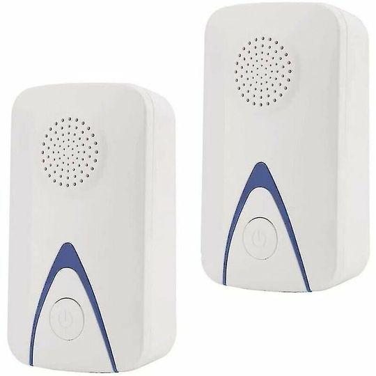 2pcs insectifuge with ultrasonic, domestic electronic insectuge (European white)