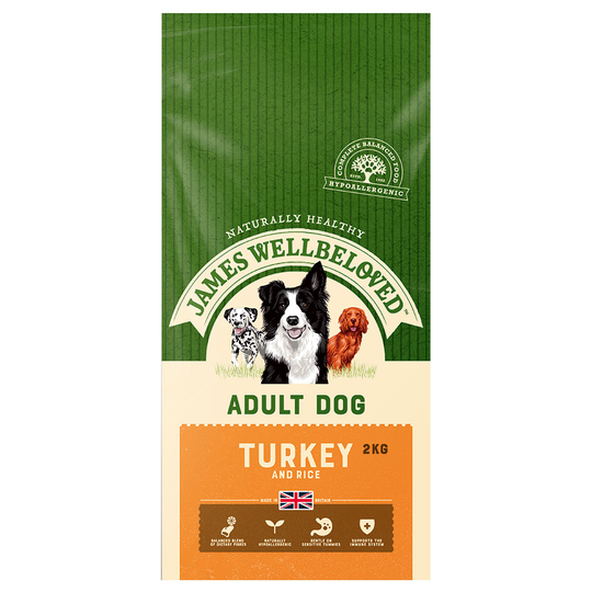 James Wellbeloved Adult - Turkey & Rice - 2kg