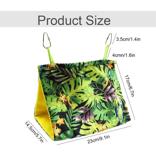 Bird Hammock Hanging Tent - for Bird Nest Cage Small Pet Toy Hammock Parrot Parakeet Myna Pigeon Perch Perch Perch Lovebird