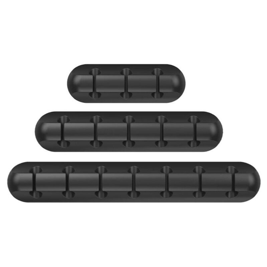 Deckon - Desktop Cable Organizer Clips, 3 Pack Cable Holder, Cord Organizer, Cable Management, Cable Storage for usb Charger/Mouse/Earphone/PC