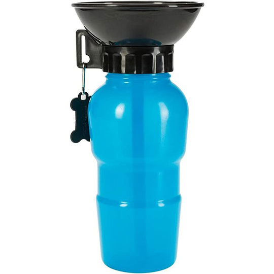 500ML Dog Water Bottle, Portable Dog Water Bottle, Portable Pet Water Bottle, Used for Camping, Walking, Hiking (Blue)