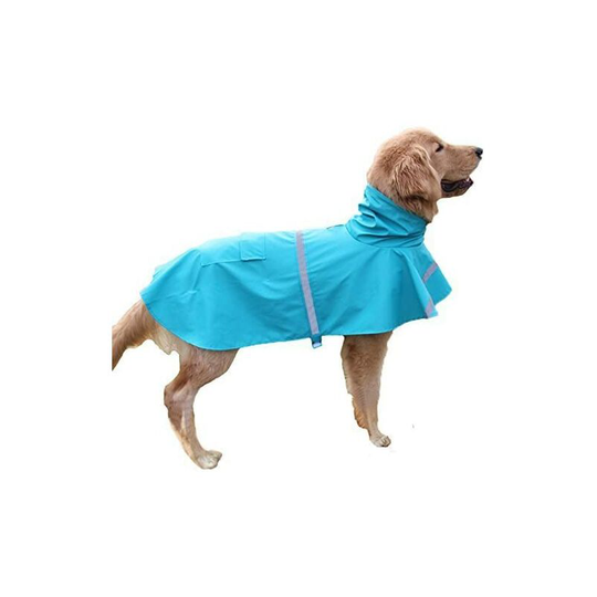 Betterlifegb - Adjustable Waterproof Pet Hooded Dog Waterproof Reflective Dog Rain Coat Jacket Dog Rain Clothing Clothing Clothing For Small Gros