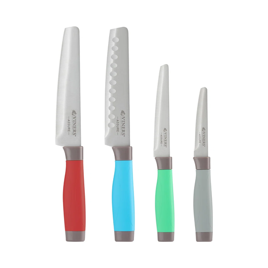 Assure Colour Code 4PC Knife Set