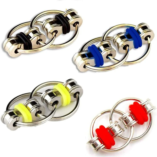 Perle Rare - Flippy Chain Fidget Decompression Toy - Stress Relief Toys Anxiety Stress Reliever Decompression Toy Worry Attention Sensory Finger Toy