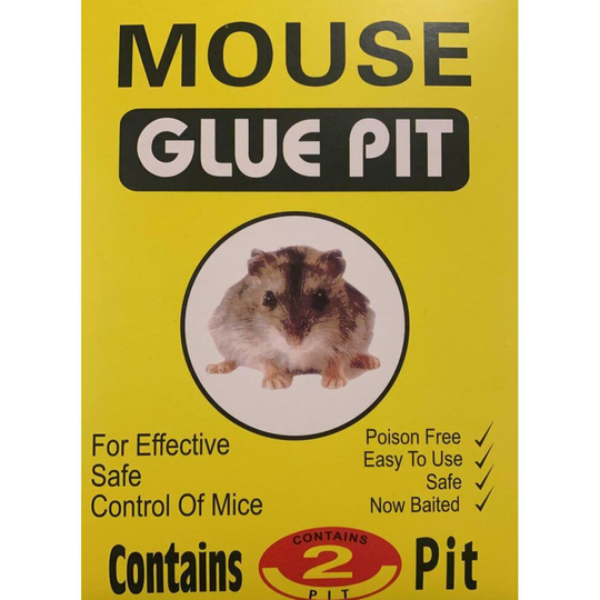 Mouse Trap Sticky Board for Rat & Mice 2 Traps Per Pack Gel Baited