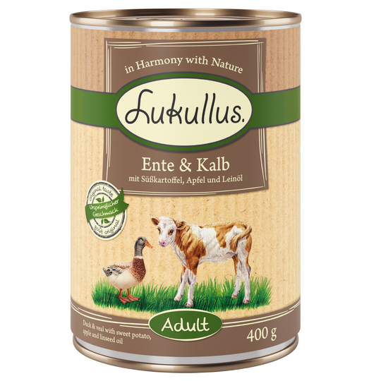 Lukullus Duck & Veal - Grain-Free 6 x 400g