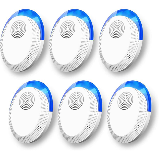 Benobby Kids - 6 PacKs Ultrasonic Pest Repeller, Pest Repeller, Electronic Pest Repellent Plug in for Insects,Mouse,Bugs Insects Roaches