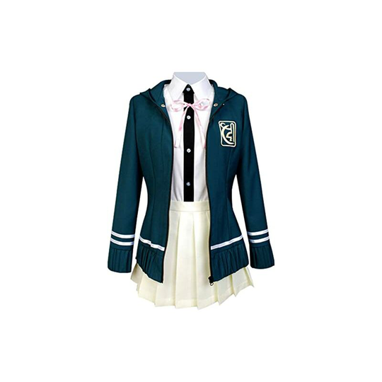Chiaki Nanami Cosplay Outfit High School Uniform Halloween Costume (M)