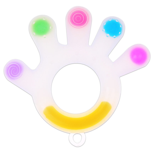 Big Palm Baby Teethers, Food Grade Silicone Teethers for 0-6 Months/6-12 Months Babies, bpa Free Baby Chew Toys