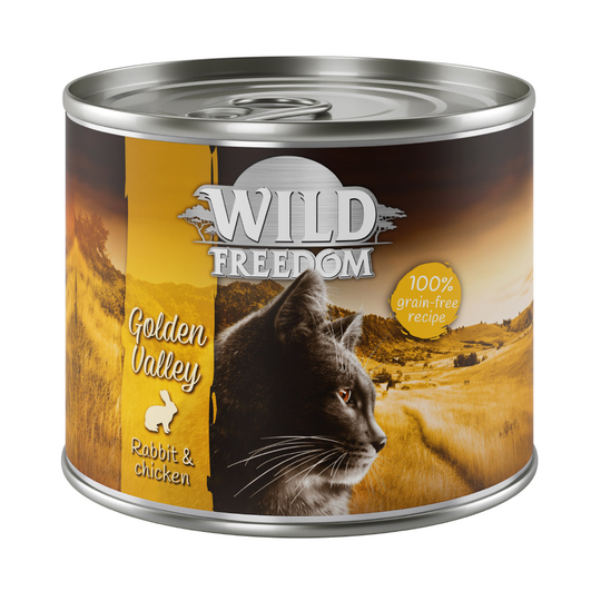 Wild Freedom Adult 6 x 200g - Golden Valley - Rabbit & Chicken