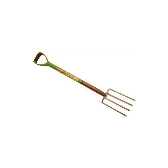 Garden Mile - Garden Folk, Carbon Steel Border Fork with Soft Grip d Handle for Garden, Strong Versatile and Durable Heat Treated and Oil Cooled