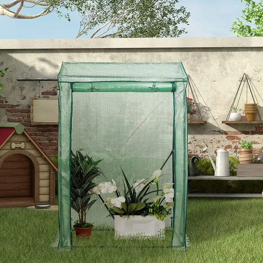 32 Ft W x 5 Ft D Mini Greenhouse