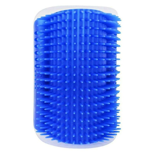 Pet Supplies Angle Rubbing Device for Cat Tickling Massager Blue
