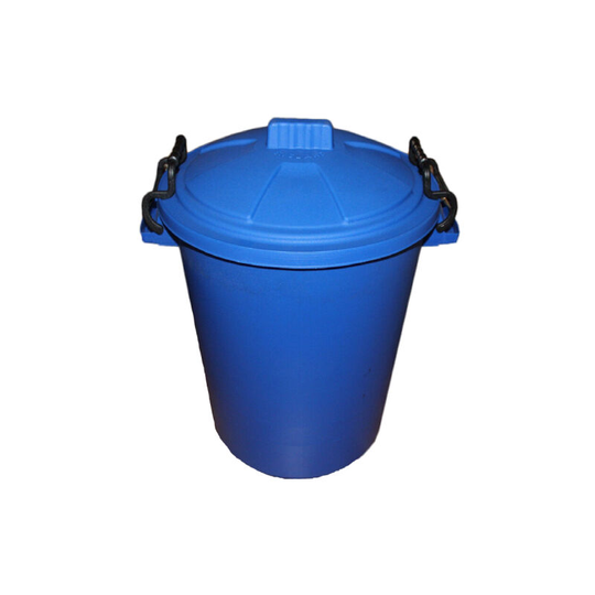 Viss - 85 Litre Blue Plastic Outdoor Bin