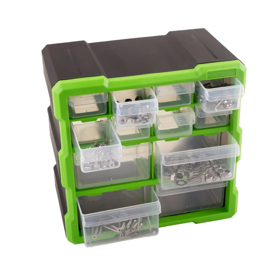 10" H x 10" W x 6" D Storage Organiser Cabinet Screws Carry Case Tool Box