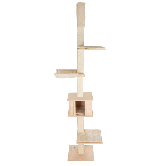 Natural Paradise Ceiling Cat Tree - Orchid - Cream