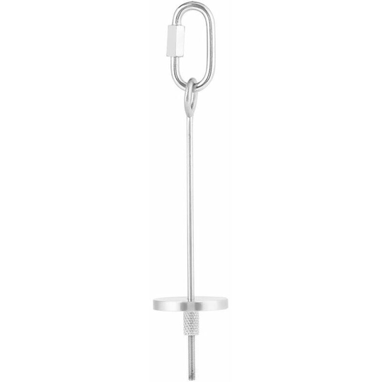 Stainless Steel Parrot Feeder Bird Feeder Toy Stick Holder Vegetable Meat Finch Canary Swing Toy Cage Foraging Toy Parrot Treating Tool (s)