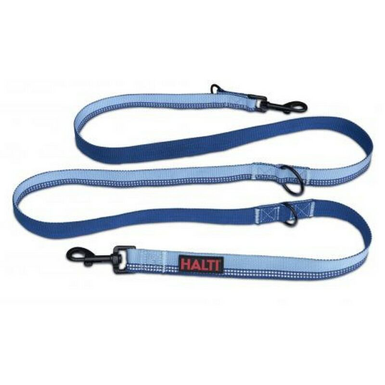 Halti Double Ended Lead (Large) (Blue) - Blue - The Company Of Animals