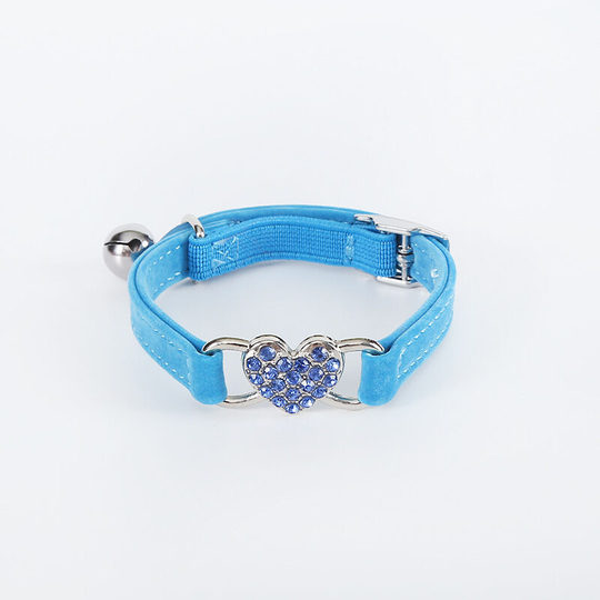 Sweet kitten collar with bell and elastic band