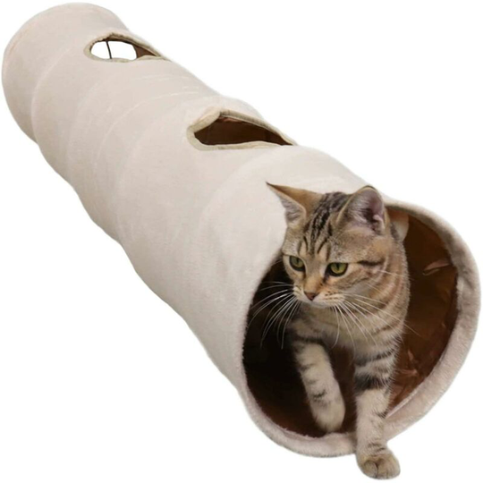 Cat Play Tunnel Tube Long Collapsible Pet Kitten Indoor Tunnel Toy Fun Thsinde