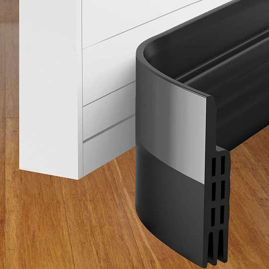 Naxunnn - Door stocking, 100 x 5cm adhesive door, flexible silicone thermal sound insulator white waterproofing anti noise stop dust with cold anti
