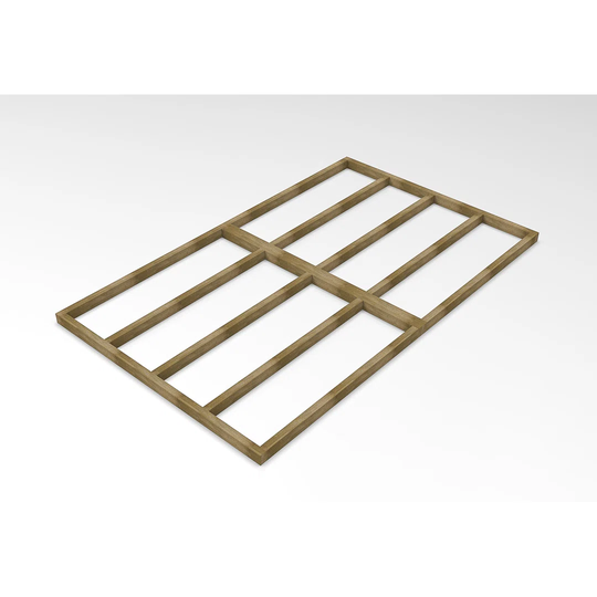 Overlap Installed 9.7 ft. x 6 ft. Base/Foundation Kit