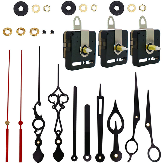 Thsinde - Quartz Clock Movement,Clock Mechanisms Battery Powered,Wall Clock Mechanism Parts Motor Replacement diy Repair Parts,Long and Short Shaft