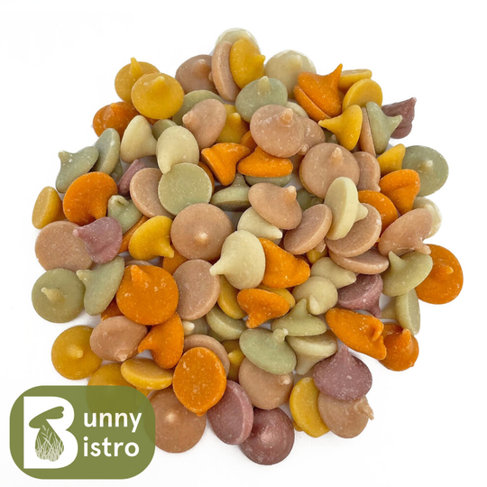(200g) Bunny Bistro Mixed Yogurt Drops - Rabbit, Hamster, Guinea Pig Nibble Treats, Bulk
