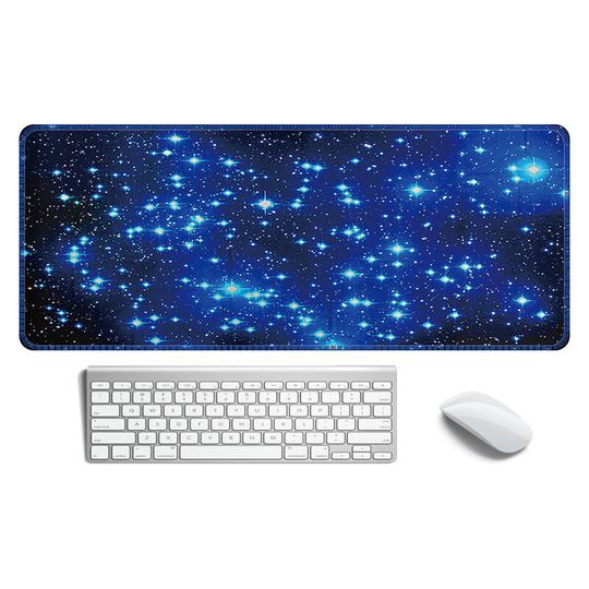 Gaming Mouse Pad - 600 x 300 mm - Gamer Mouse Pad - Special Surface Improves Speed and Accuracy - Non-Slip Rubber Base Surface - Blue