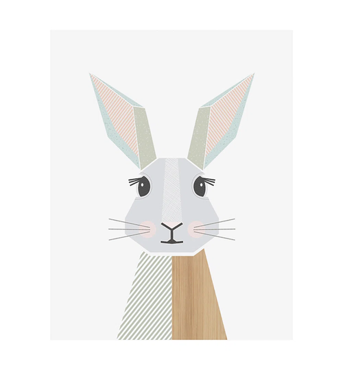 'Rabbit' Painting on Wrapped Canvas