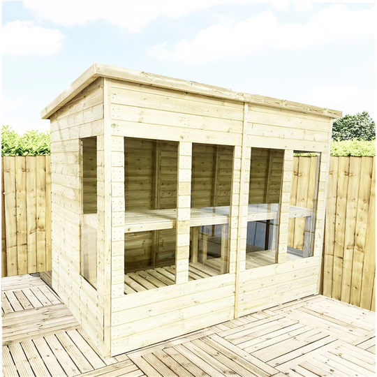 Atlasburg 15 x 6 Ft. Tongue and Groove Summer House